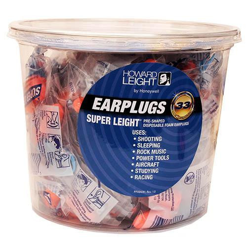 Howard Leight Super Leight Corded Foam Ear Plugs, 50 Pair
