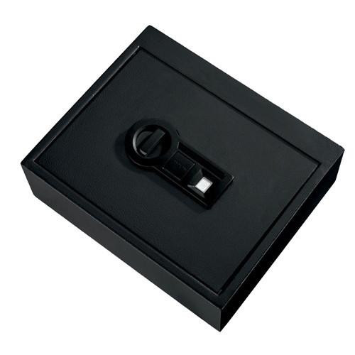 Stack-On Personal Safe Drawer with Biometric Lock, Black