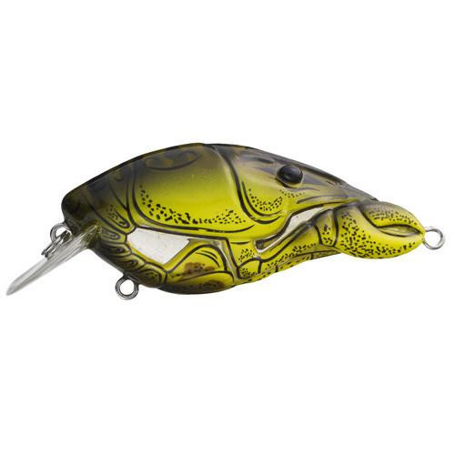 LiveTarget Lures Crawfish Squarebill 2 3/4", Number 4 Hook Size, 4'-6' Depth, Brown/Chartreuse