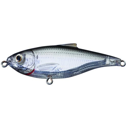 LiveTarget Lures Scaled Sardine Twitchbait 3", Number 6 Hook Size, 0'-1' Depth, Ghost/Natural