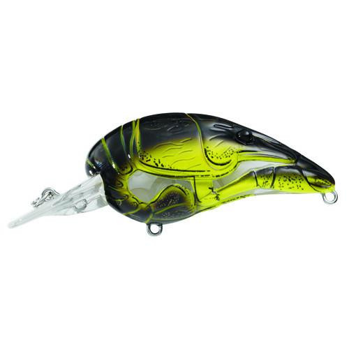 LiveTarget Lures Crawfish Classic Crankbait 2 1/8", Number 6 Hook Size, 6'8' Depth, Brown/Chartreuse
