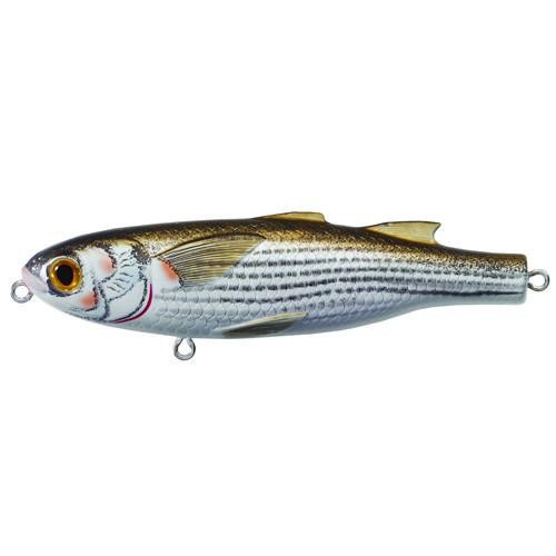 LiveTarget Lures Mullet Walking Bait 4 3/4", Number 1 Hook Size, Yopwater Depth, Natural/Matte