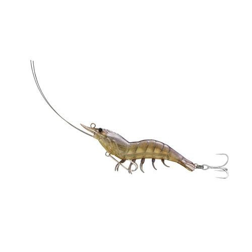 LiveTarget Lures Shrimp Hybrid Bait 3 1/2", Number 8 and 6 Hook Size, Variable Depth, Sand Shrimp