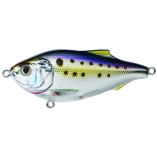 LiveTarget Lures Menhaden Twitchbait 3", Number 4 Hook Size, 0'-1' Depth, Natural/Metallic