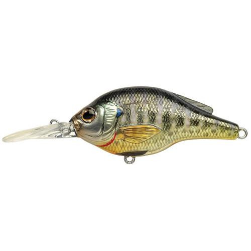 LiveTarget Lures Bluegill Roundbill 2 1/4", Number 6 Hook Size, 5'-6' Depth, Metallic/Gloss