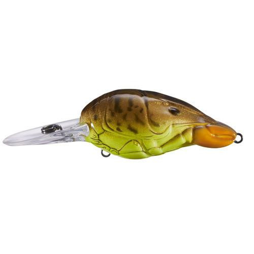 LiveTarget Lures Hunt-for-Center Crawfish Crankbait 2", Number 6 Hook Size, 6'-8' Depth, Copper Root Beer