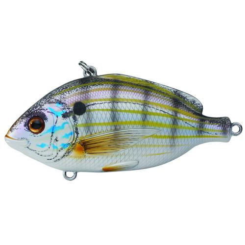 LiveTarget Lures Pinfish Rattlebait 3", Number 2 Hook Size, Variable Depth, Natural/Matte