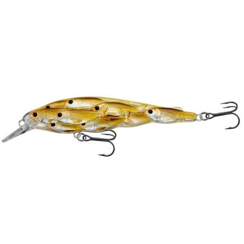 LiveTarget Lures Yearling Baitball Jerkbait 3 3/4", Number 4 Hook Size, 3'-4' Depth, Pearl/Olive Shad