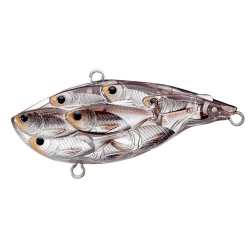 LiveTarget Lures Yearling Baitball Rattlebait 2 1/2", Number 4 and 6 Hook Size, Variable, Depth, Silver/Black