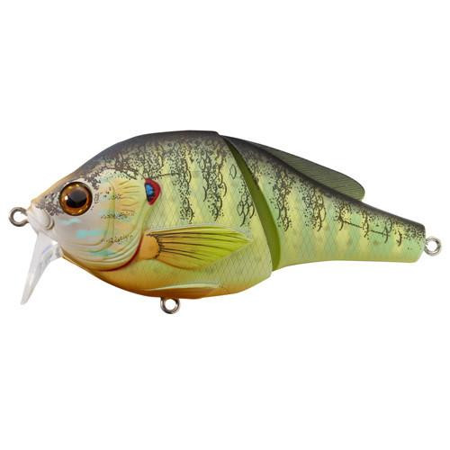LiveTarget Lures Pumpkinseed Wakebait 3", Number 4 Hook Size, 0'-1' Depth, Natural/Matte