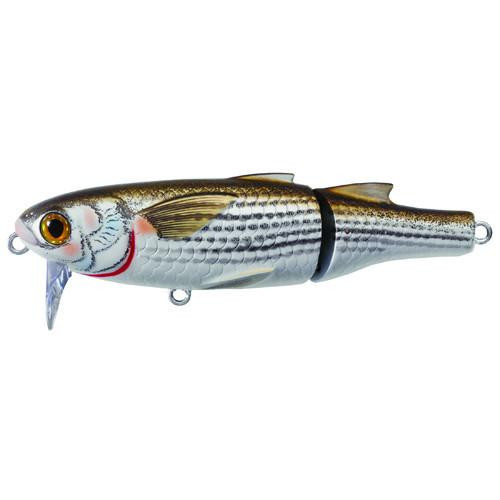 LiveTarget Lures Mullet Wakebait 4 1/2", Number 1 Hook Size, 0'-1' Depth, Natural/Matte