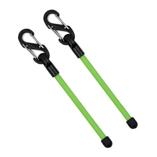 Nite Ize Gear Tie Clippable Twist Tie 3" Lime, 2 Pack