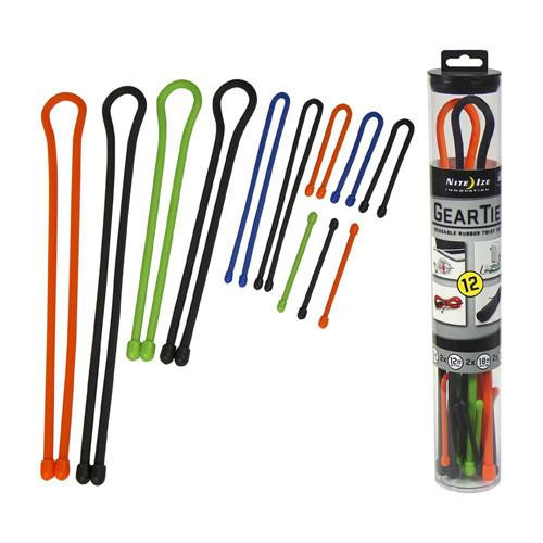 Nite Ize Gear Tie Tube Assortment - 12 Units