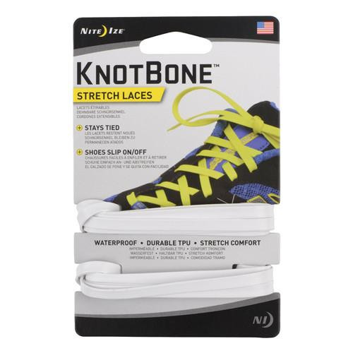Nite Ize KnotBone Stretch Laces White