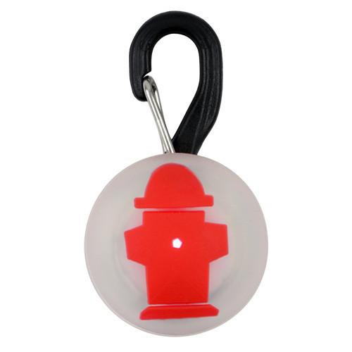 Nite Ize PetLit LED Collar Light Red Hydrant