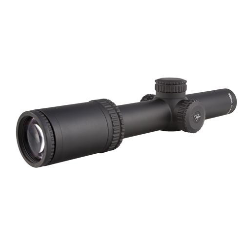 Trijicon AccuPower 1-4x24mm Riflescope 30mm Main Tube, MOA Crosshair Reticle with Green LED, Matte Black