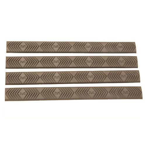 Ergo M-LOK WedgeLoK Slot Cover Grip (Per 4) OD Green