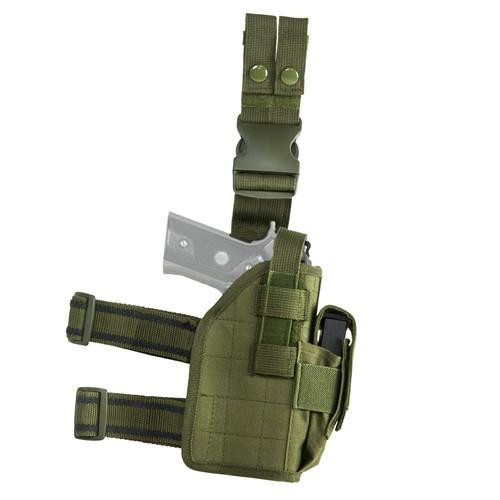 NcStar Vism Drop Leg Universal Holster Green