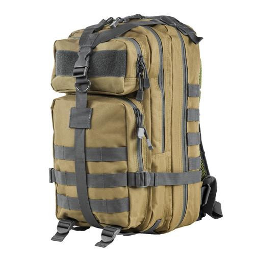 NcStar Small Backpack Tan w/Urban Gray Trim