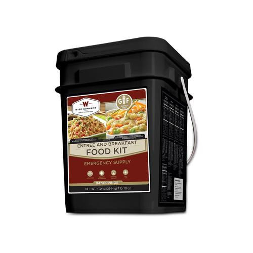 Wise Foods Grab and Go Bucket Breakfast/Entree, Gluten Free, 84 Servings
