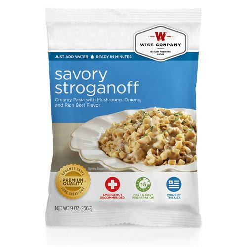 Wise Foods Entre Dish Savory Stroganoff, 4 Servings