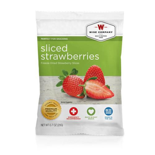 Wise Foods Fruit Strawberry Slices, 4 Servings