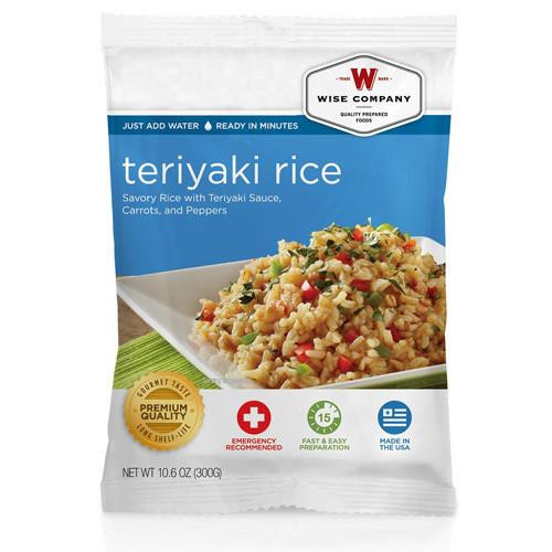 Wise Foods Side Dish Teriyaki and Rice, 4 Servings