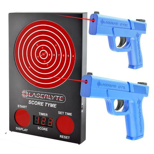 LaserLyte Scoretyme Versus Kit: Scoretymet Target, 2 Pistols, SC