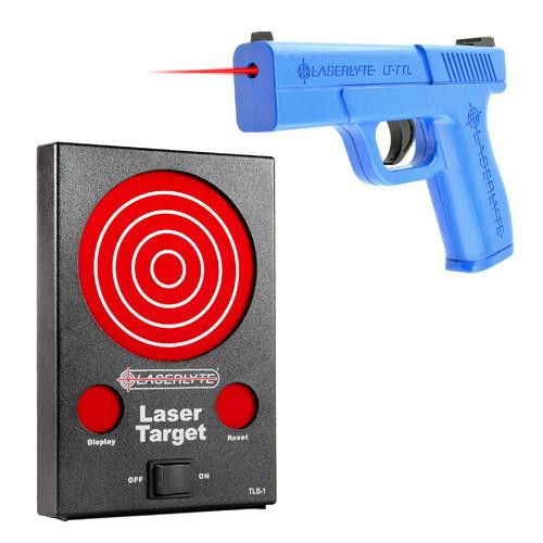 LaserLyte Laser Bullseye Kit: Pistol Full & Laser Target