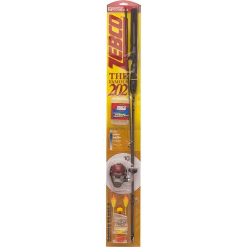 Zebco  Quantum 202 Spincast Combo 56 2 Pieces, Medium Action with Pocket Tackle Box