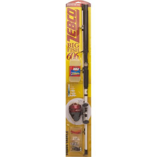 Zebco  Quantum 606 Spincast Combo 7 Length, Telescopic with Tackle