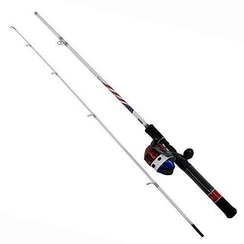 Zebco  Quantum Folds Of Honor Spincast Combo 6 1 Piece, Medium