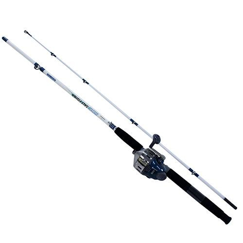 Zebco  Quantum 808 Series Spincast Combo Saltfisher, 7 Length 2 Piece, Medium Action