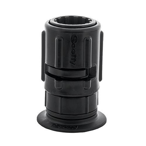 Scotty Stick On Accessoryies Mount c/w 0437 Gear Head, 2", Black