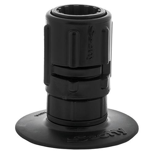 Scotty Stick On Accessoryies Mount c/w 0437 Gear Head, 3", Black
