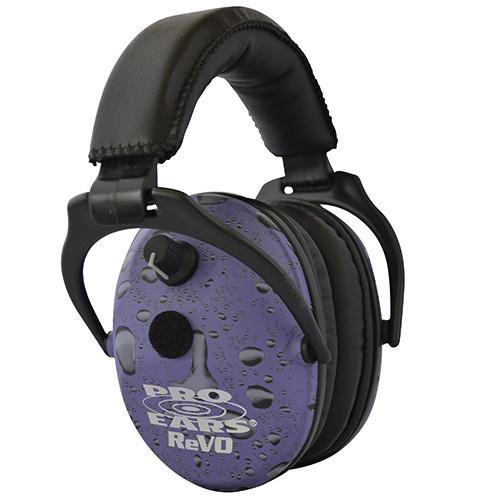 Pro Ears ReVO Electronic Noise Reduction Rating 25dB, Purple Rain