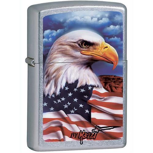 Zippo Outdoors Windproof Lighter Eagle Mazzi, Chrome