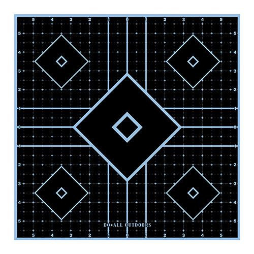 Do-All Traps AccuBlue Splatter Target 12" x 12" Diamond, 5 Pack