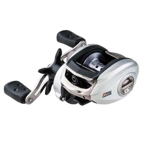 Abu Garcia Silver Max Low Profile Reel LP, 6.4:1 Gear Ratio, 6 Bearings, 18 lb Max Drag, Left Hand, Clam Package