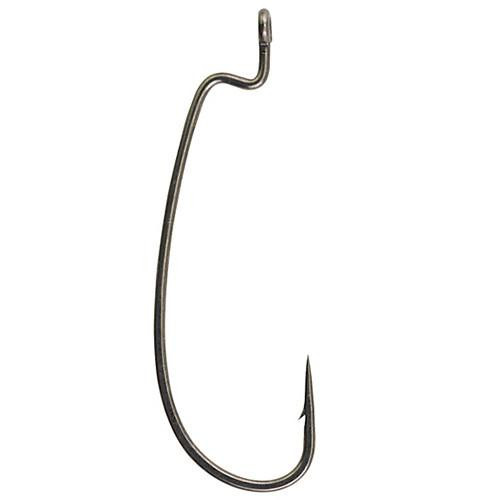 Berkley Fusion19 Hooks Offset Worm Size 4/0, Smoke Satin, Per 6