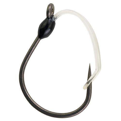 Berkley Fusion19 Hooks Weedless Wide Gap Size 3/0, Smoke Satin, Per 4