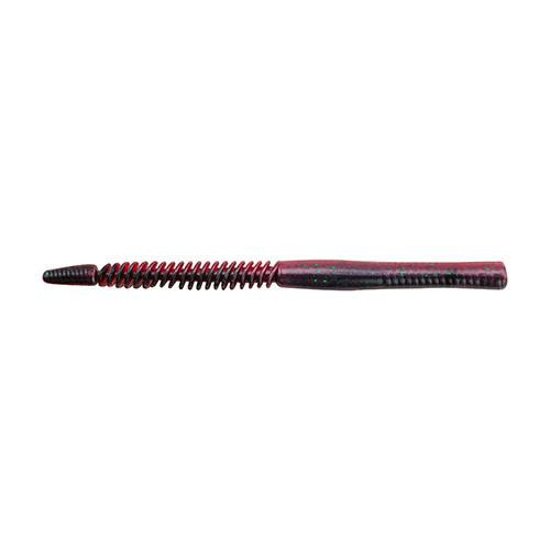 Berkley PowerBait 5" Shaky Snake Red Shad Green Glitter, Per 10