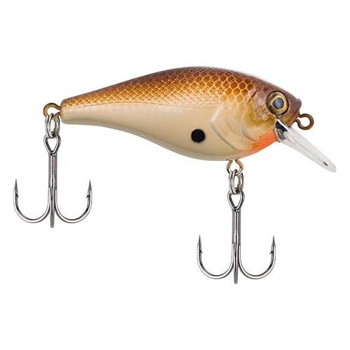 Berkley SquareBull Hard Bait 2 3/8" Length, 3'-6' Swimming Depth, 2 Hooks, Cream Pie, Per 1