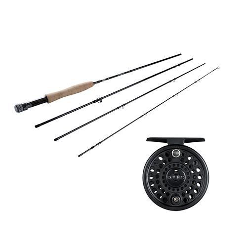 Fenwick NightHawk Fly Kit 3/4 Reel Size, 1.1:1 Gear Ratio, 8 Length, 4 Piece Rod, 4wt Line Rating