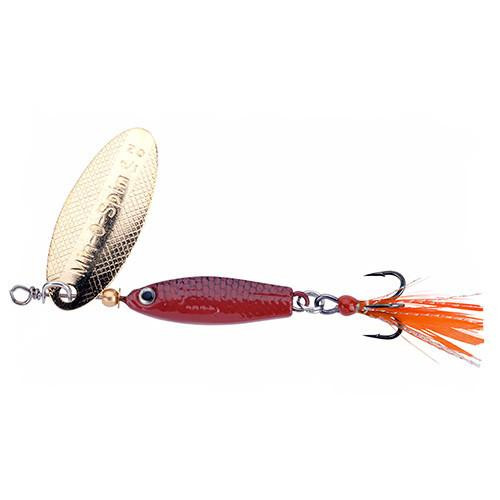 Johnson Min-O-Spin 3/4" Length, 1/16 oz, Brown Grasshopper