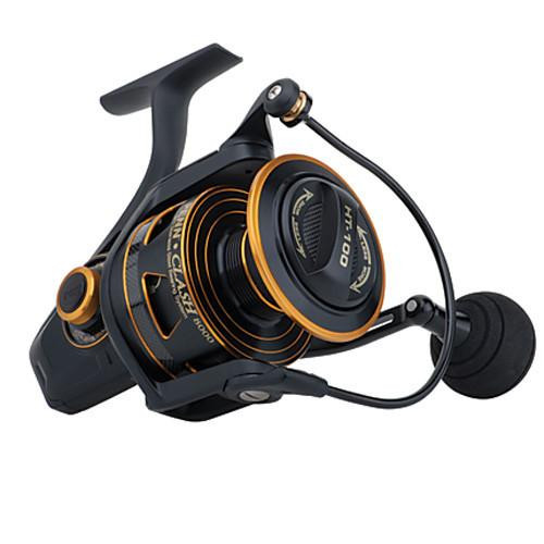 Penn Clash Spinning Reel 8000, 4.7:1 Gear Ratio, 9 Bearings, 30 lb Max Drag, Ambidextrous, Boxed