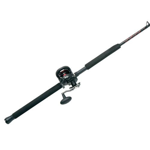 Penn Warfare Level Wind Conventional Combo 30, 5.1:1 Gear Ratio, 15 lb Max Zdrag, 7 1pc Rod, Medium Power, Right Hand