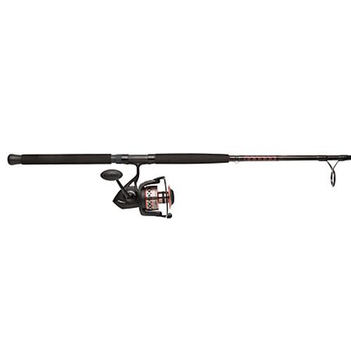 Penn Fierce II Spinning Combo 4000, 6.2:1 Gear Ratio, 7 1pc Rod, 10-17lb Line Rate Medium Power, Ambidextrous