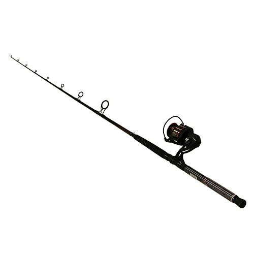 Penn Fierce II Spinning Combo 8000, 5.3:1 Gear Ratio, 7 1pc Rod 15-30lb Line Rate, Heavy Power, Ambidextrous