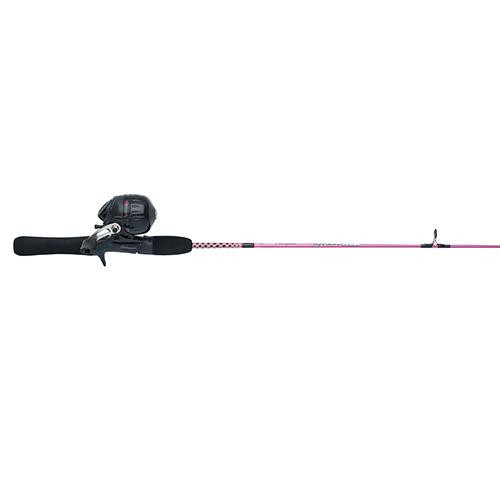 Shakespeare Ugly Stik Jr, Spincast Combo 6, 38 Length, 1 Piece Rod, Ultra Light Power, Pink, Right Hand